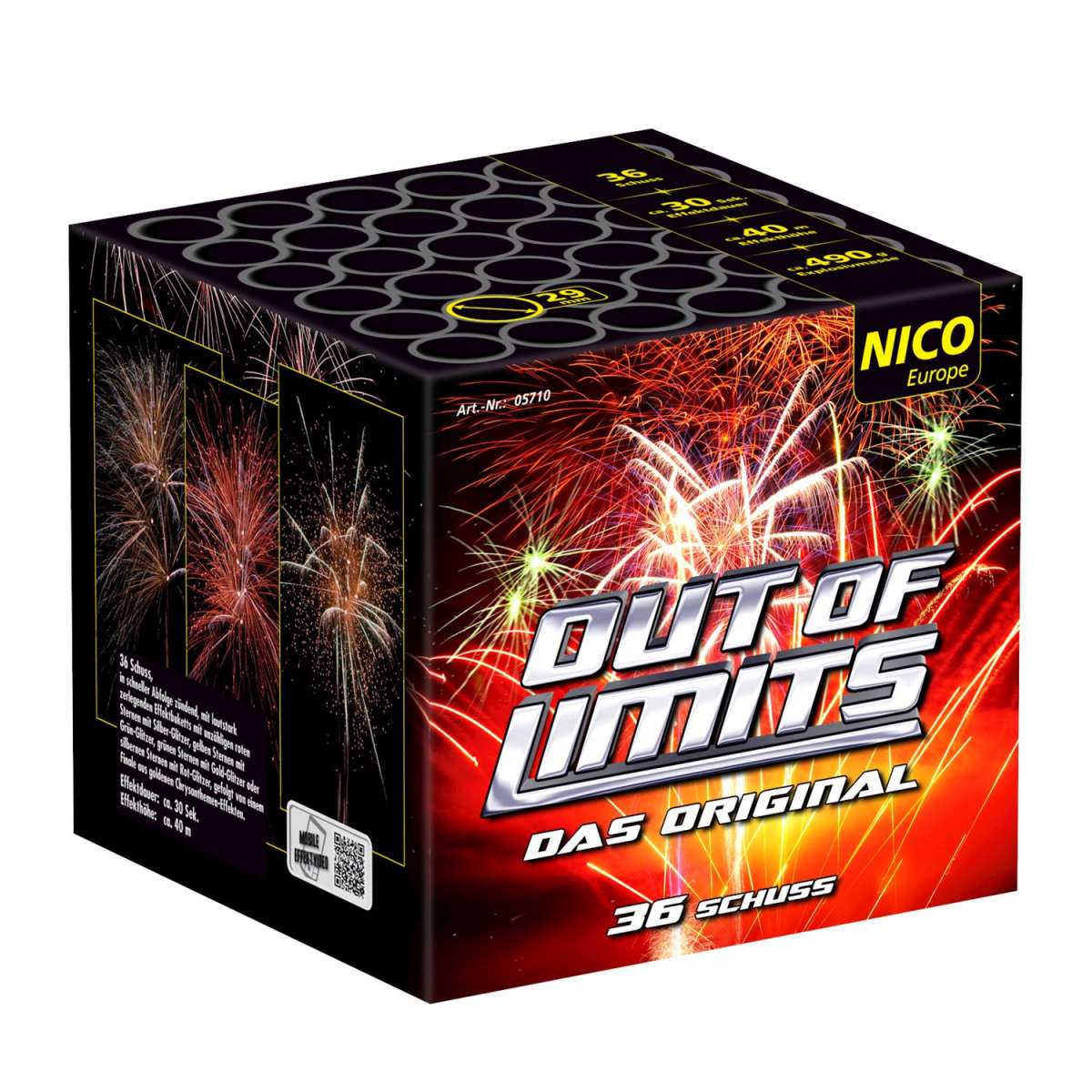 NICO Out of Limits, 36 Schuss