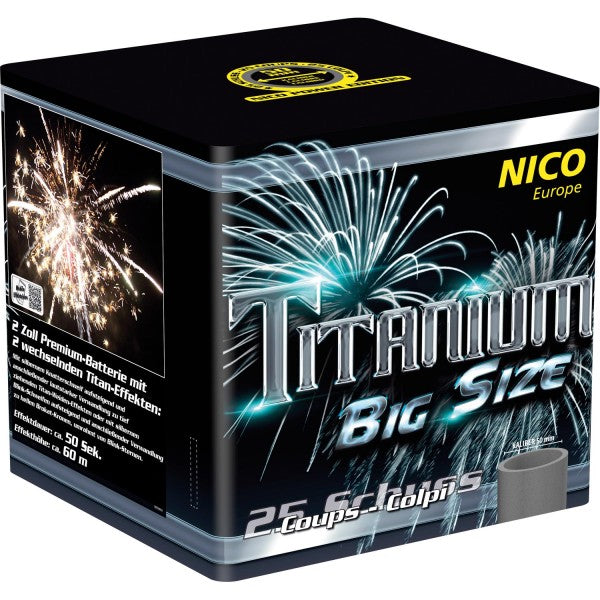 NICO Titanium Big Size, 25 Schuss