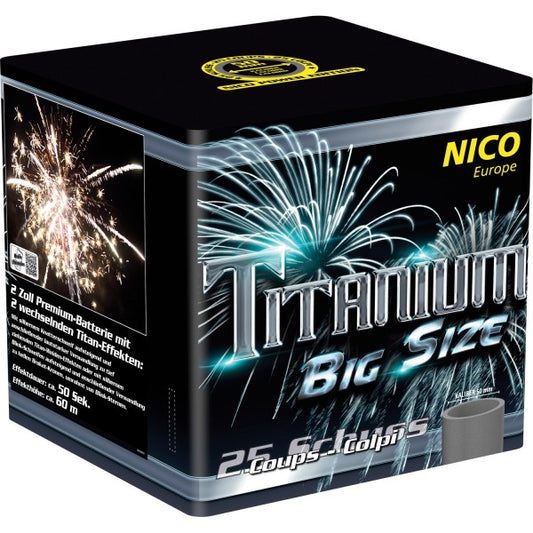 NICO Titanium Big Size, 25 Schuss