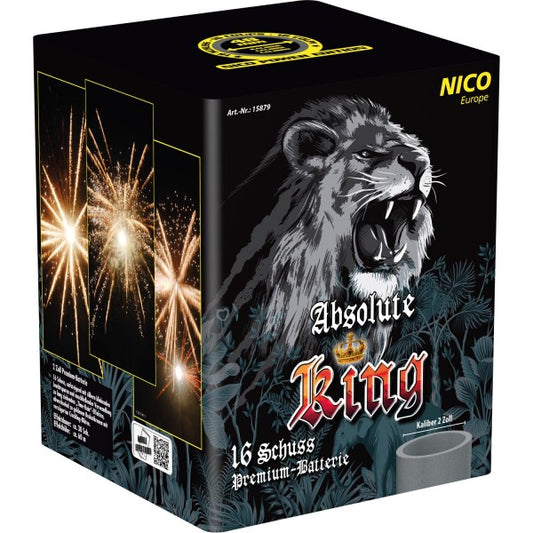 NICO Absolute King, Leuchtbatterie, 16 Schuß, 50 mm