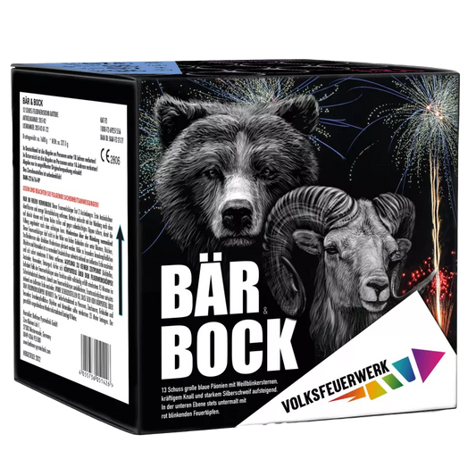 Pyroland Bär & Bock 13-Schuss-Feuerwerk-Batterie